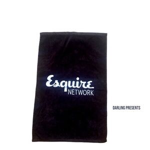 Esquire Network Workout Towel 2 Pack Men Color Black Size 25 X 16.5